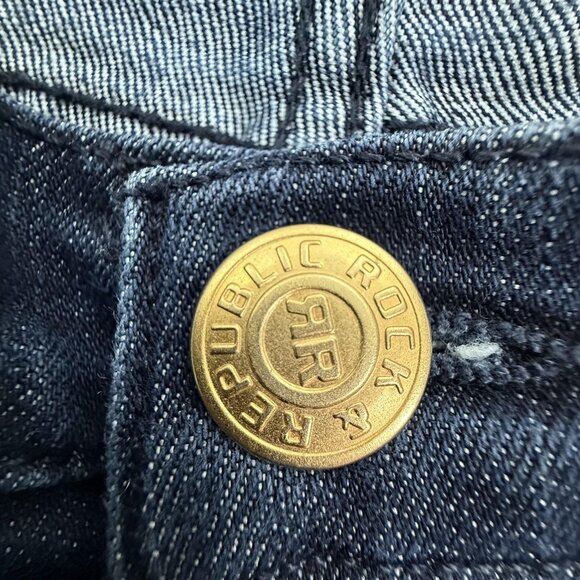 Rock & Republic Stella Jeans Womens 26 Low Rise Bootcut Blue Dark Wash 28x34 - Picture 10 of 10